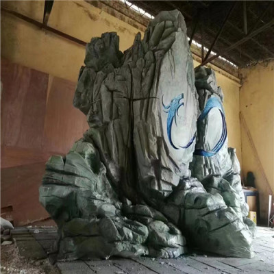 河北庭院塑石假山制作