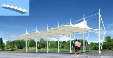 海南ETFE小区景观膜安装设计