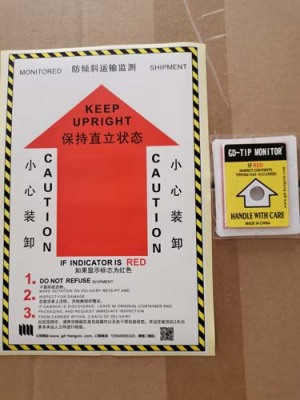 北京运输防震动指示标签生产厂家