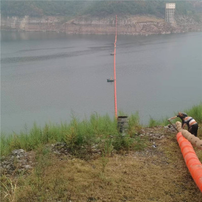 泵站取水口警示标志深水航道拦船索浮筒