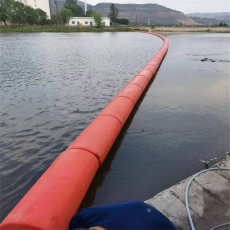 河道垃圾拦截装置塑料拦污浮筒制造