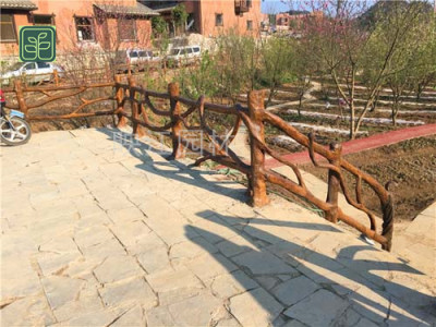 晋州市景区仿木栏杆施工方案