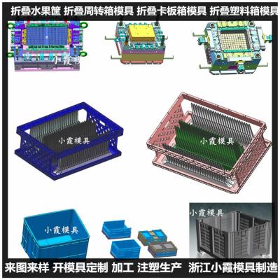 大型塑料盒模具|折叠箱模具开模制造