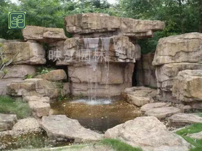 肃宁县假山瀑布流水设计施工