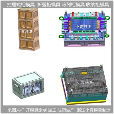 广州塑胶置物柜箱模具多层杂物柜箱模具