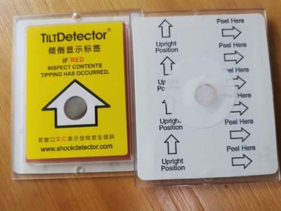 台湾警示多角度防倾斜指示标签生产厂家