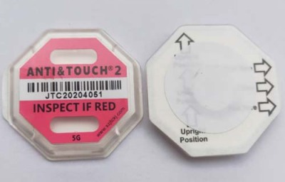 福州二代国产ANTI&TOUCH防震动显示标签整盒包邮
