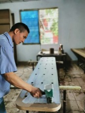 福建展示柜手工贴木皮胶招商合作