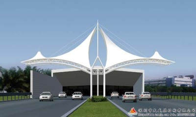 新疆ETFE小区景观膜安装施工