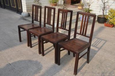 上海红木餐桌保养 翻新老椅子 旧椅子