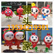 广西乐业县民族团结石榴娃娃雕塑定制报价