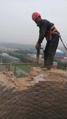 忻州正规180米混凝土烟囱拆除单位