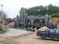 清溪大型假山瀑布专业设计施工
