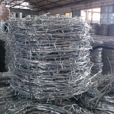 西藏现货单股刺绳厂家供应拉萨带刺铁线