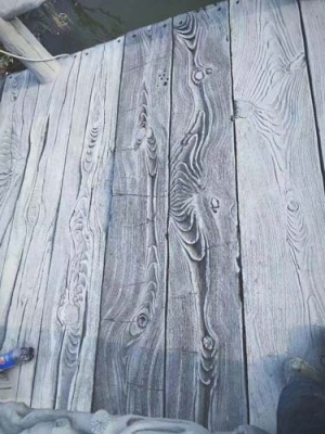 新余水泥仿木纹制作流程