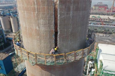 淮阴地区专业180米混凝土烟囱拆除施工队
