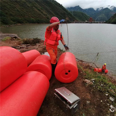 洼垴水电站进水口浮式拦污排厂家制造