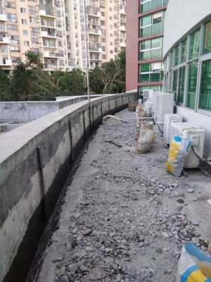 市保税周边外墙防水补漏施工