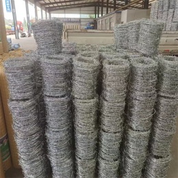 天津现货高锌铁丝刺绳厂家供应和平双股刺绳