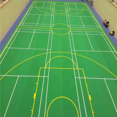 羽毛球专用地胶 pvc球场地板