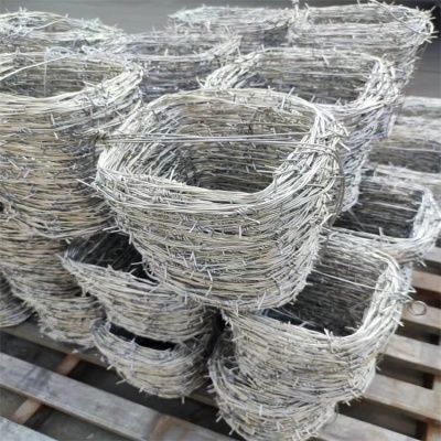 内蒙古现货高锌铁丝刺绳呼和浩特PVC包塑铁