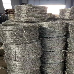 上海现货刺铁丝厂家供应黄浦包塑刺绳