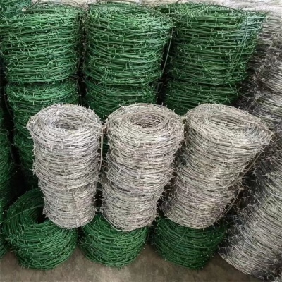 甘肃现货铁蒺藜厂家供应兰州PVC包塑刺网