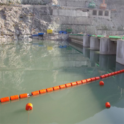 水电站引流道漂浮物拦截装置浮式拦污排