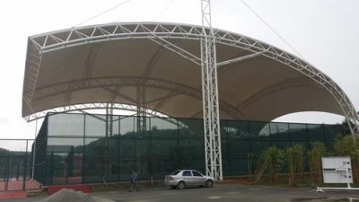山东PVDF公交站台张拉膜设计施工
