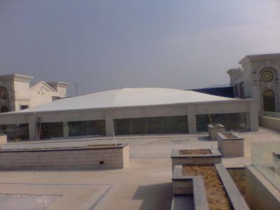海南ETFE门球场膜结构安装设计
