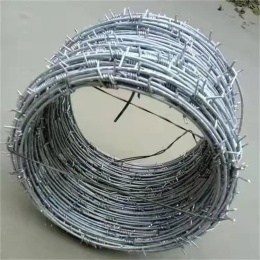 宁夏现货钢丝刺绳厂家供应石嘴山包塑有刺铁
