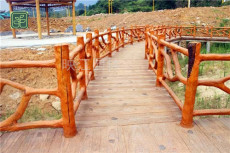 吉州区景区仿木栏杆专业施工团队