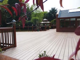 神木庭院塑木地板品牌