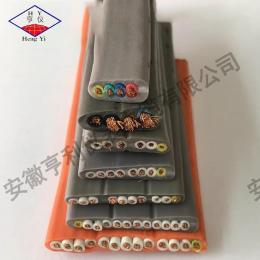 阻燃高压扁电缆ZR-YGGBP线单排一字型排列