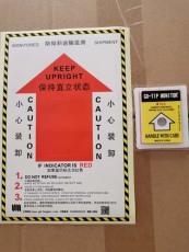 广州防冲击GD-TIP MONITOR倾倒显示标签厂家地址