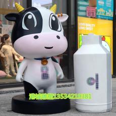 深圳玻璃钢乳业牛奶瓶雕塑模型定制电话价格