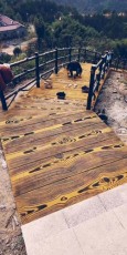 鄂州水泥仿木纹制作流程