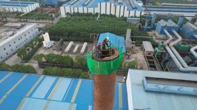 宜昌正规120米烟囱拆除公司
