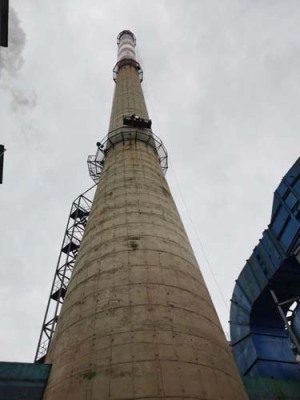 淮阴正规120米烟囱拆除施工方案