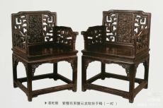上海樟木箱整修翻新明式家具之四出头官帽椅