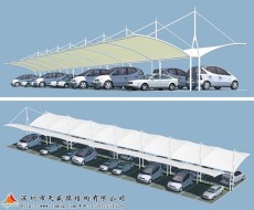贵州PVDF膜结构汽车棚工程