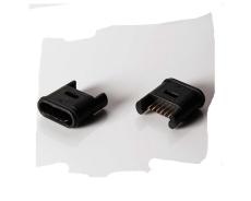Type-C母座 6pin舌片外漏- IP54防水 DIP
