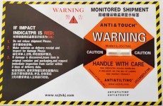 德州Shockwatch防震动显示标签工厂
