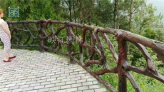 义乌市景区仿木栏杆施工方案