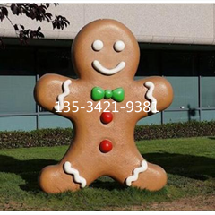 佛山食品公司形象吉祥物曲奇饼干卡通雕塑厂