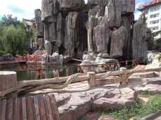 成都隧洞门头护坡假山科博馆场景雕塑造型