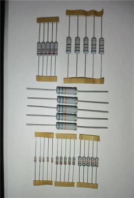 深圳电阻工厂直销金属氧化膜电阻器1/8W-5W