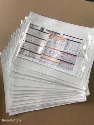 背胶卡袋规格_快件背胶袋工厂