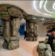 四川广安门店内手工墙画仿真蔬果雕塑