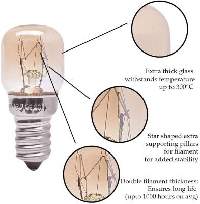 小尺寸T22耐高温烤箱灯泡融蜡灯泡香薰灯泡